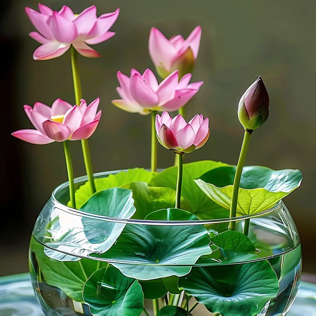 The Sacred Bonsai Lotus Flower