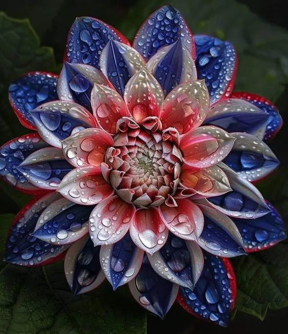 [Copy] Orange Edge Black Heart Dahlia Seeds