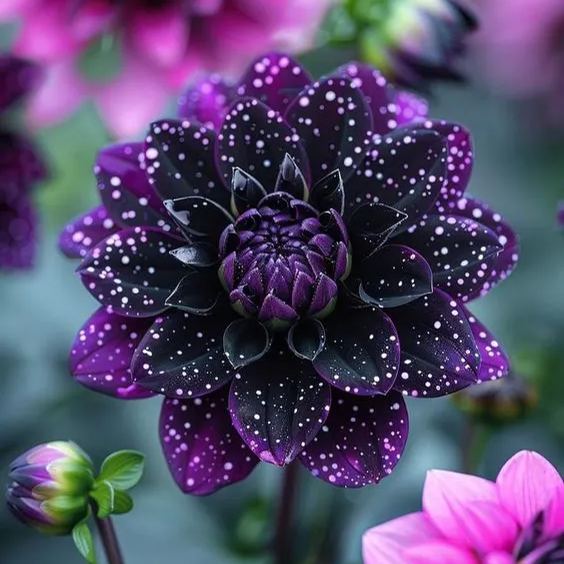 [Copy]Pink Core Starry Sky Dahlia Seeds