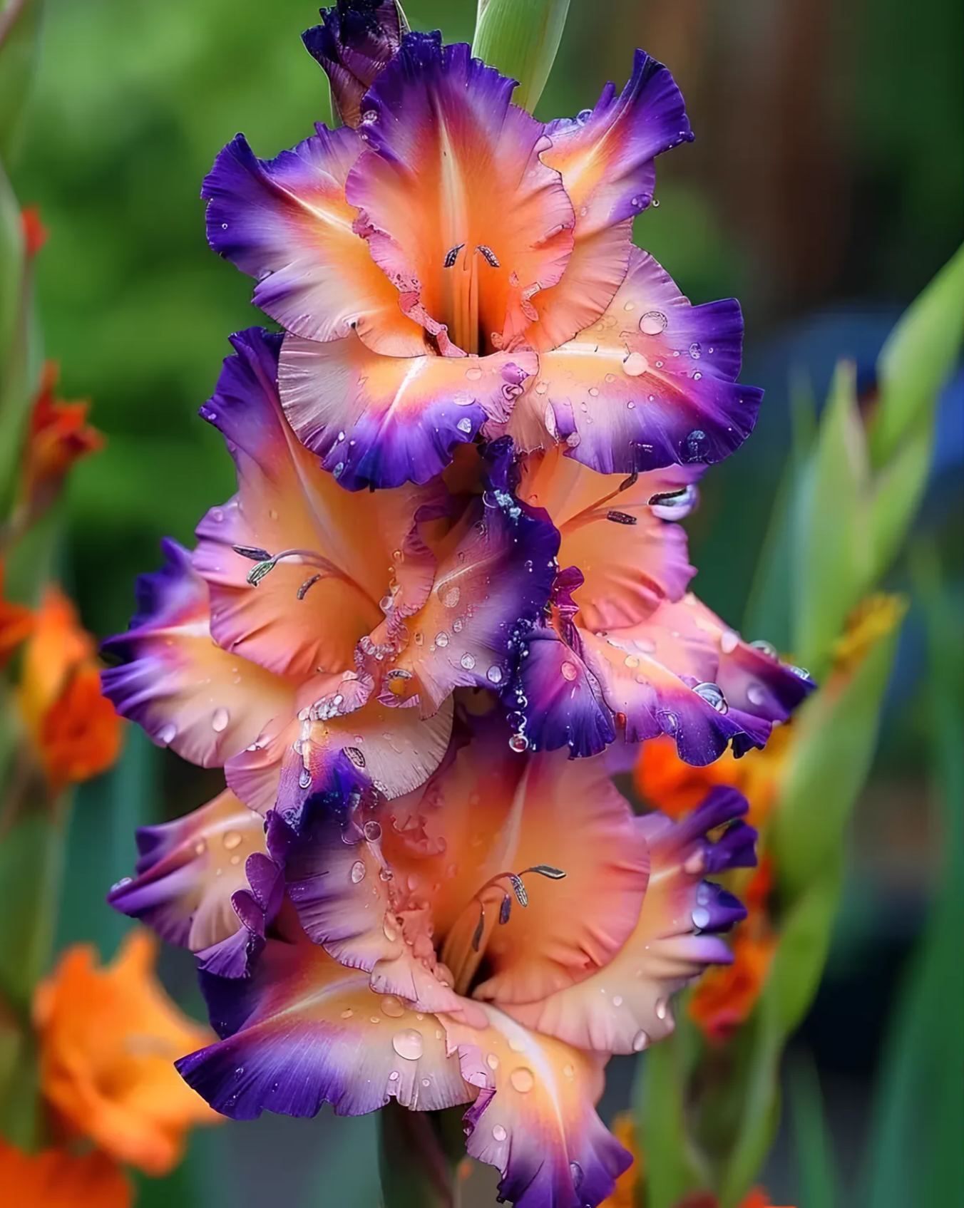 Rare Multi-Colored Gladiolus Bulbs 