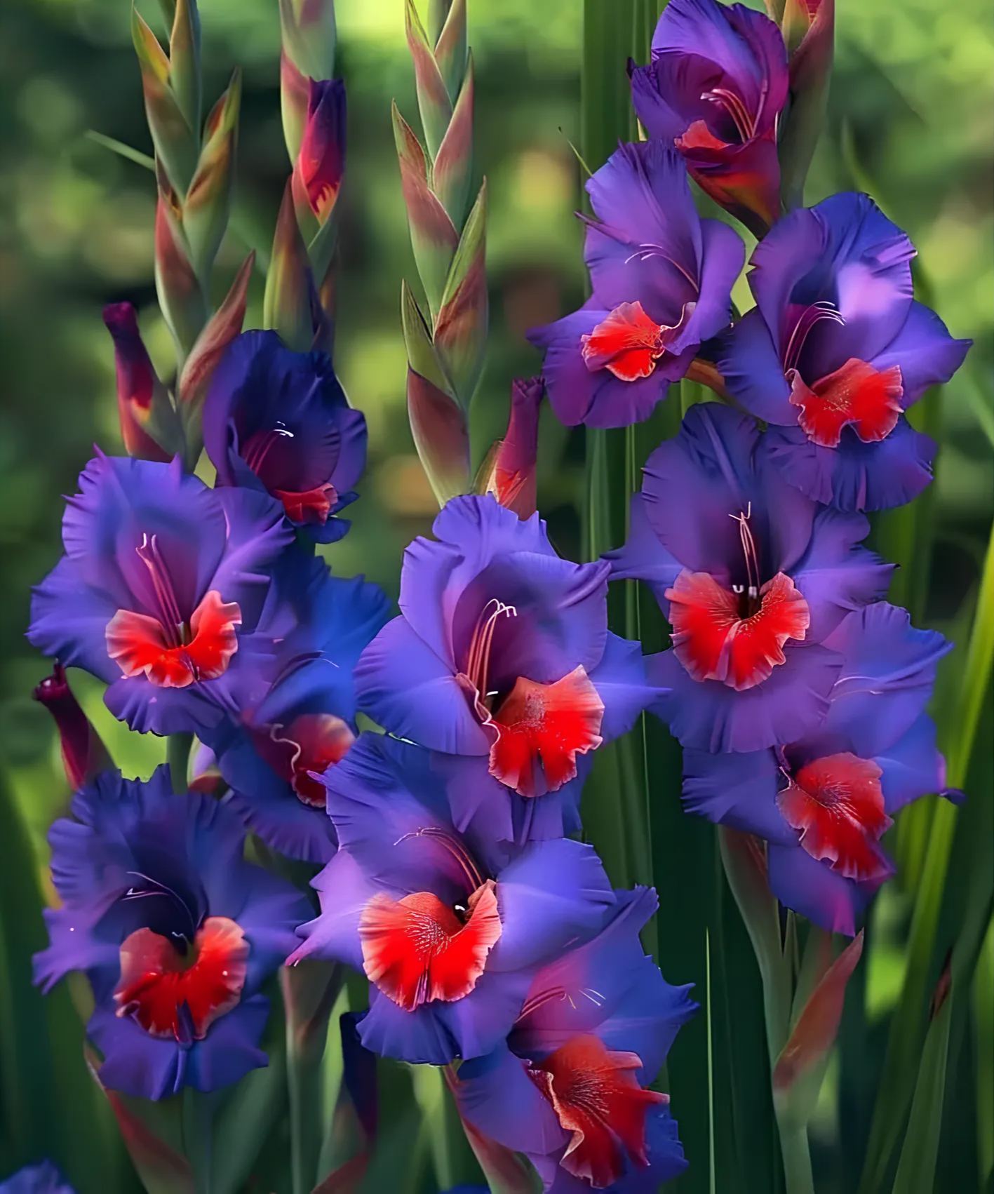Rare Multi-Colored Gladiolus Bulbs 