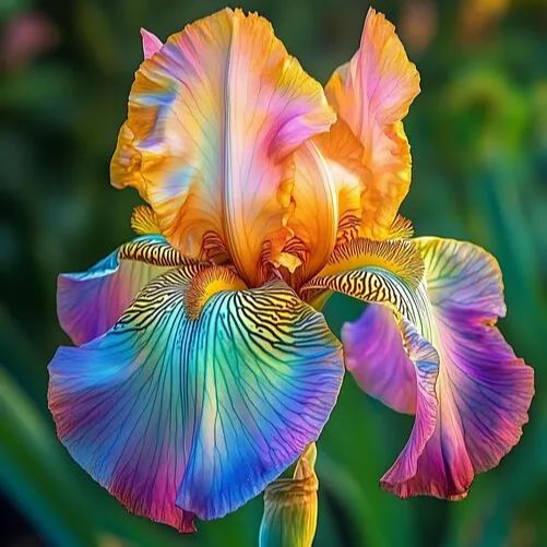 🦓 Zebra Stripes Iris Bulbs – Bold Patterns, Timeless Elegance 🌿
