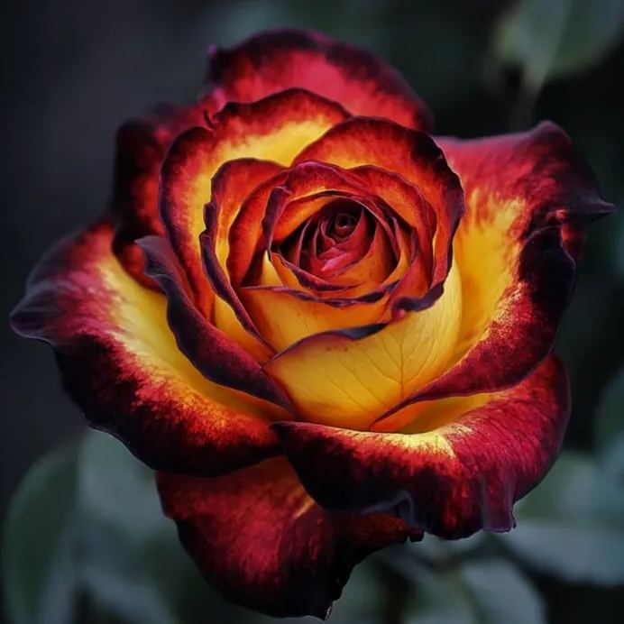 Big Head Flame Rose