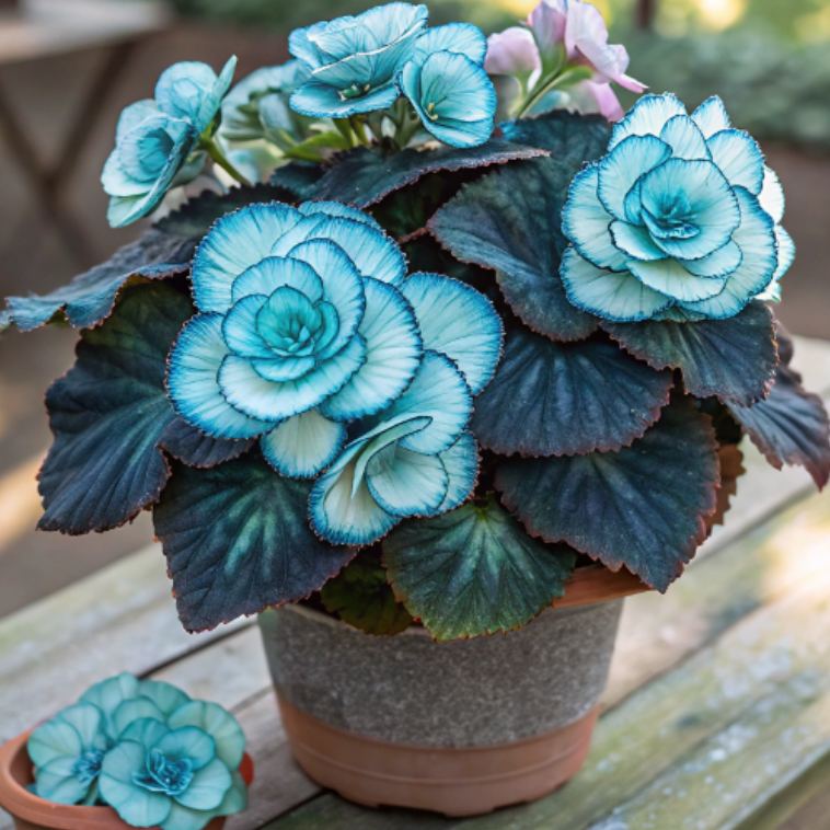 🌸 Rare Multicolor Large-Flower Begonia Seeds – A Spectrum of Beauty for Your Garden! 🌸