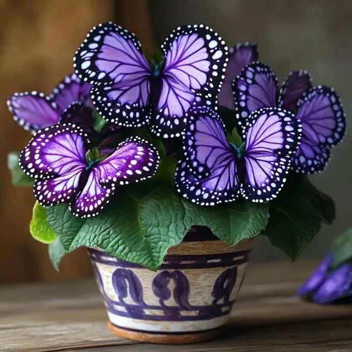 Purple Enchantress Moonlit Butterfly Begonia Seeds