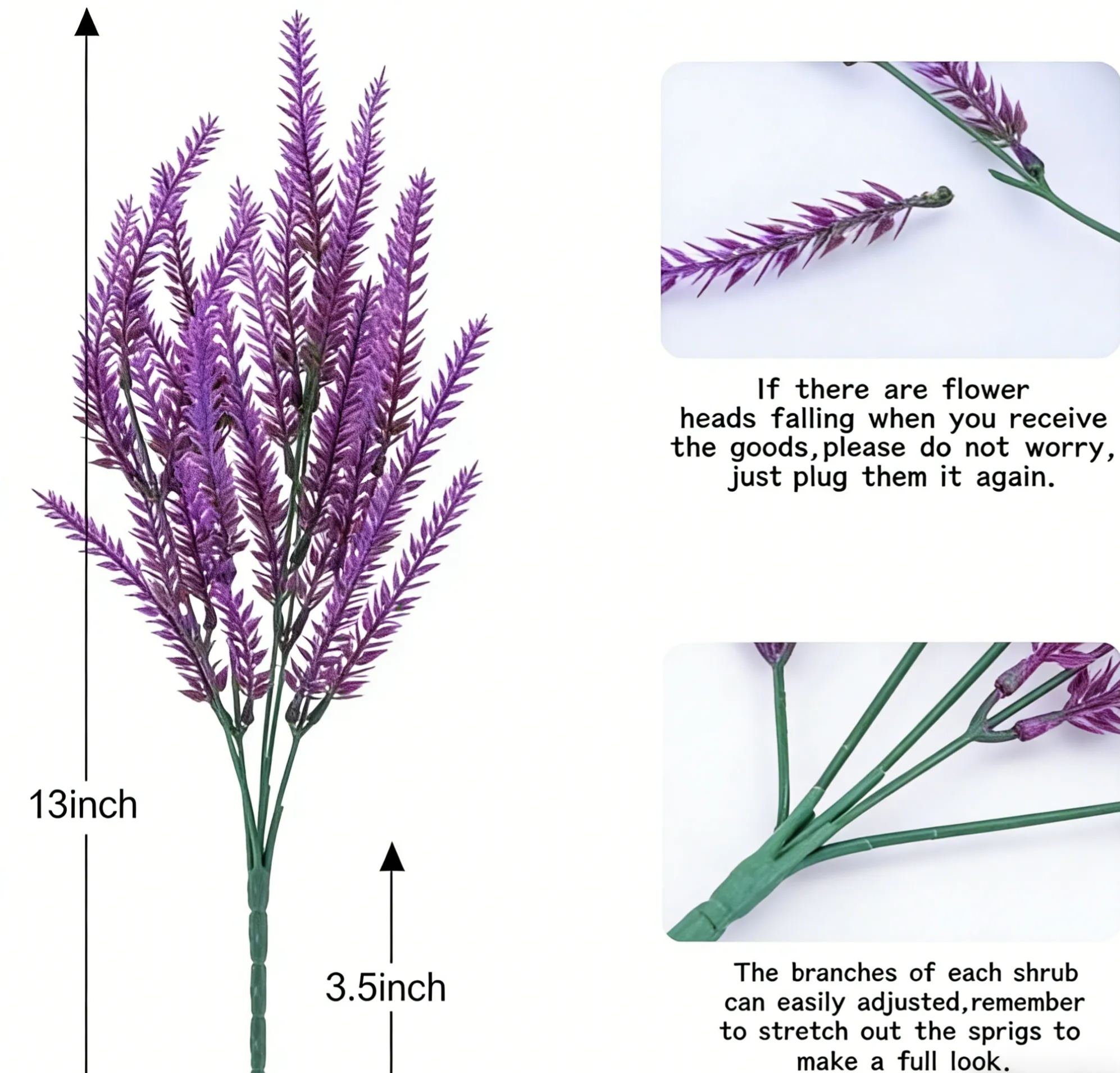  Hot Sale🎁🌸 47% OFF-Outdoor Artificial Lavender Flowers💐