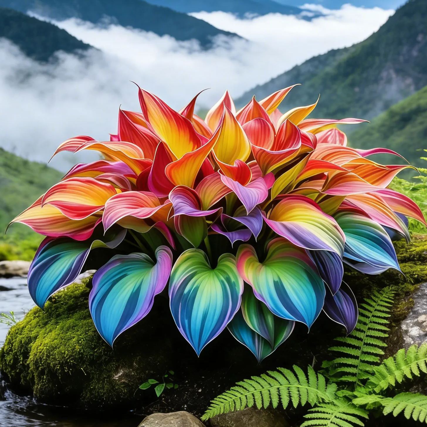 🔥🌌 Glow-in-the-Dark Garden Magic: Rare Blue Flame Hostas