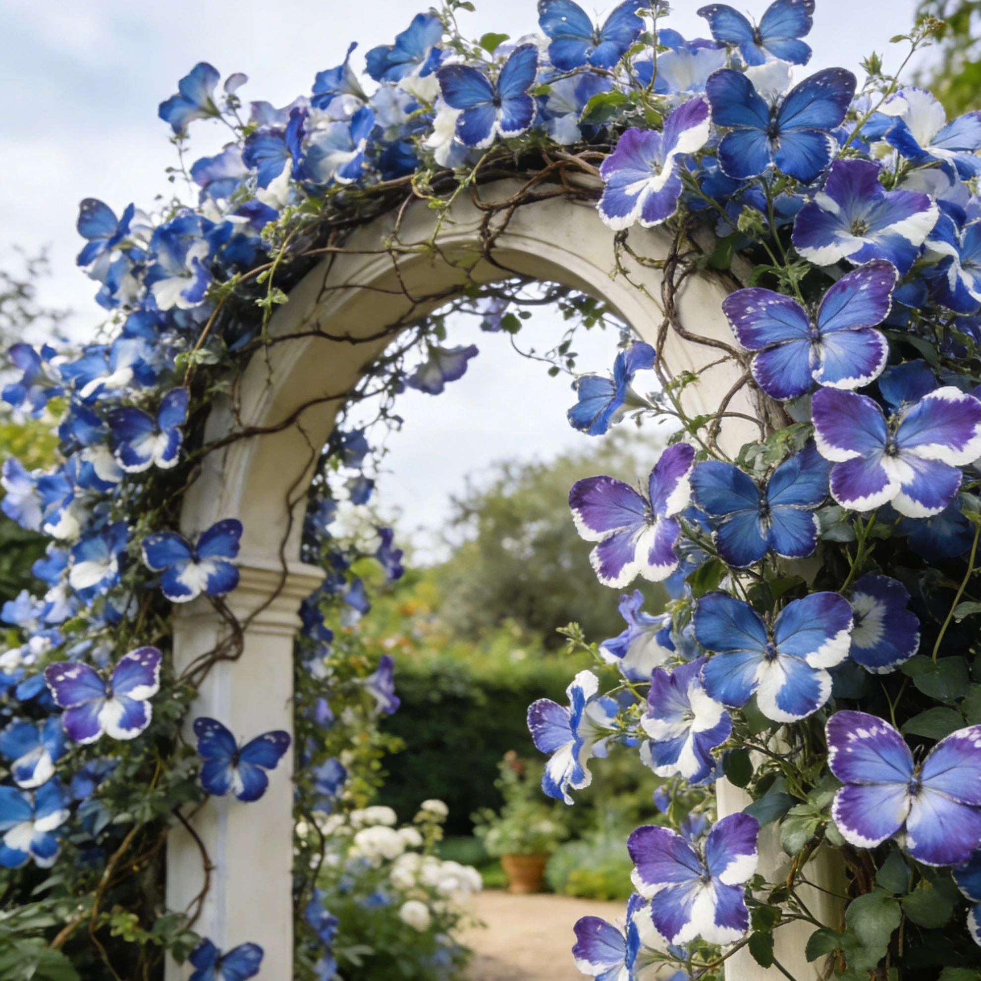 🌸 Rare Climbing Butterfly Morning Glory | Rare & Fast-growing