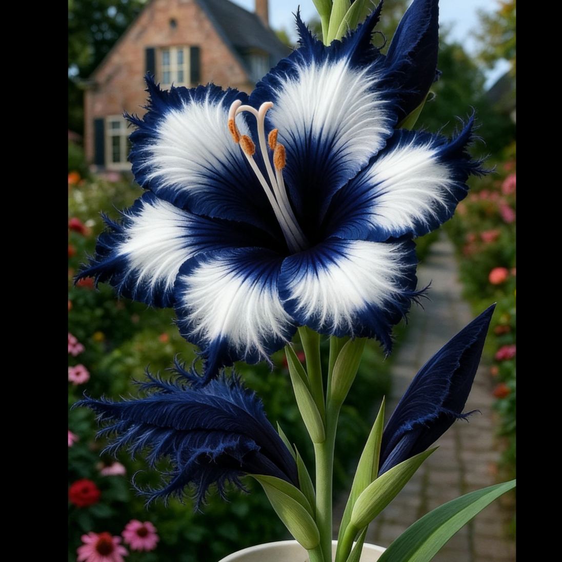 🪶Rare Feather-Edged Lily Bulbs – Stunning Pink & White Blooms, Easy to Grow