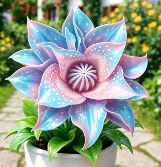 Premium Multi-Colored Flame Dahlia Seeds