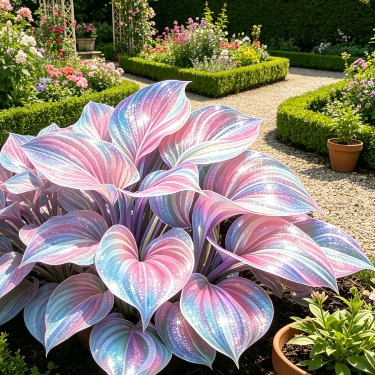 💎 Rare Multi-Color Opal Hosta Seeds – Shimmering Foliage for Elegant Shade Gardens 🌿