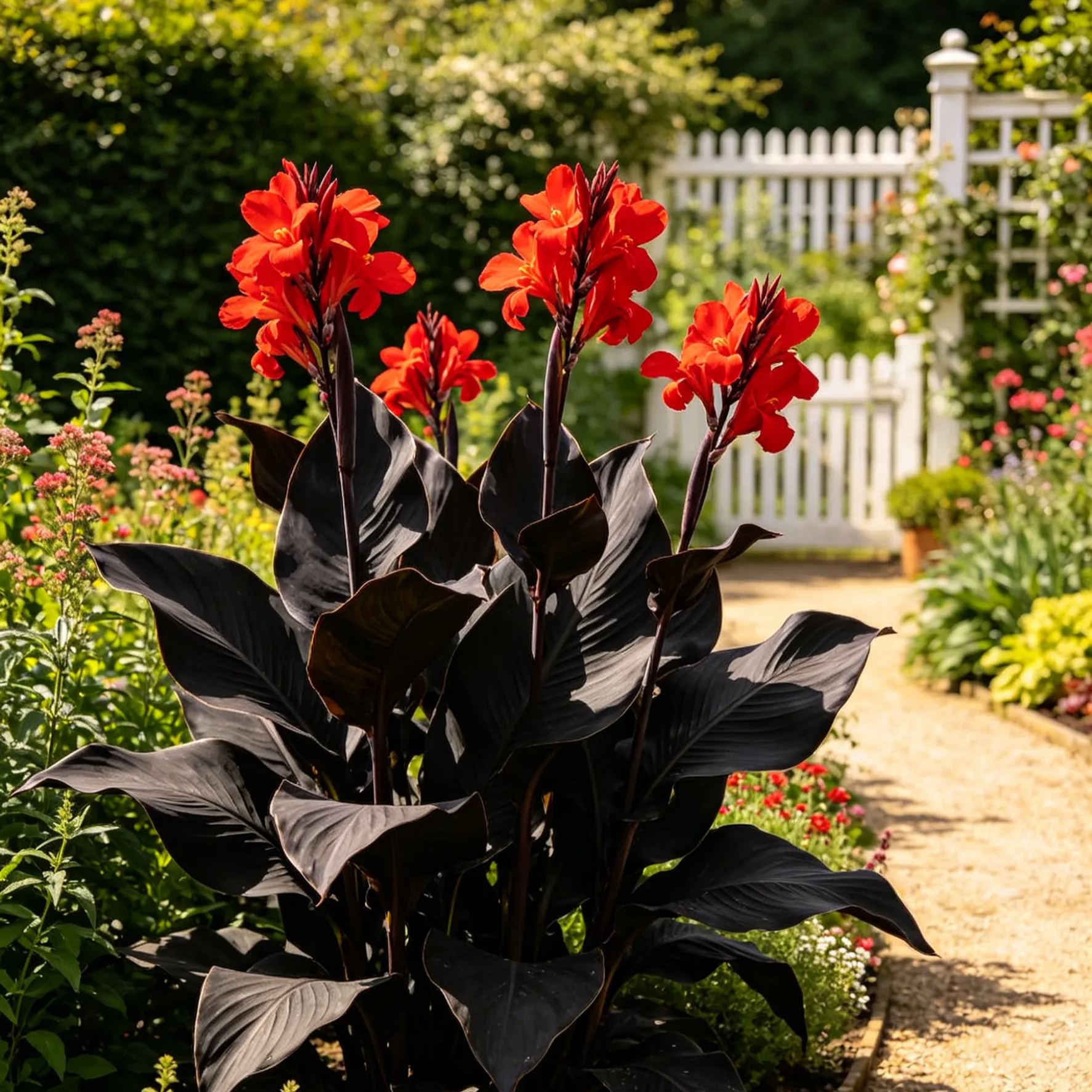 🔥 Flame Canna Bulbs – Bold Tropical Beauty with Stunning Foliage & Blooms