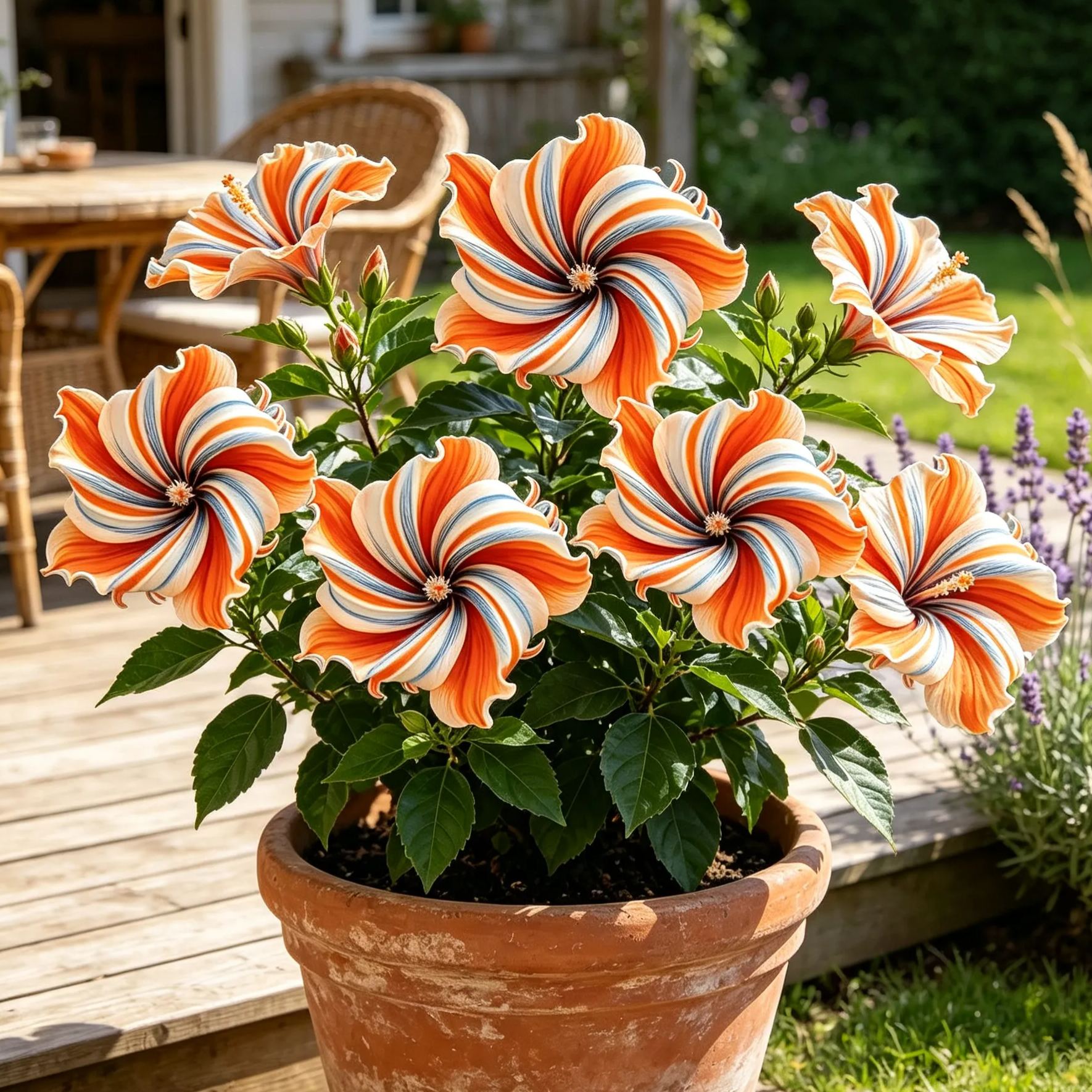 🌺 Rare Double-Flowered Hibiscus Seeds| Grow Large, Wavy Blooms Right at Home
