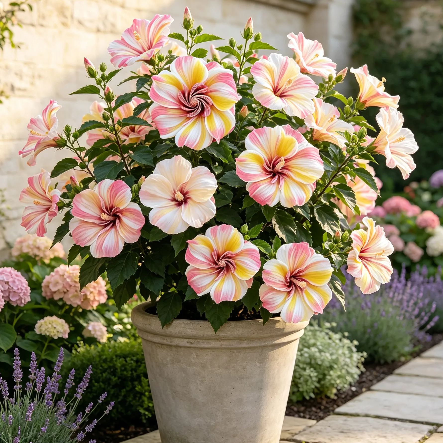 🌺 Rare Double-Flowered Hibiscus Seeds| Grow Large, Wavy Blooms Right at Home