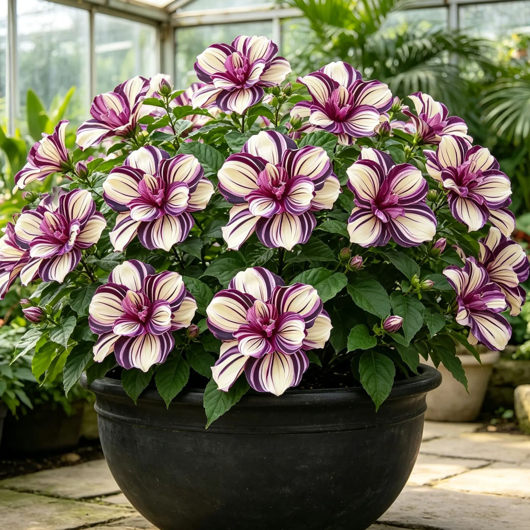 🌺 Rare Double-Flowered Hibiscus Seeds| Grow Large, Wavy Blooms Right at Home