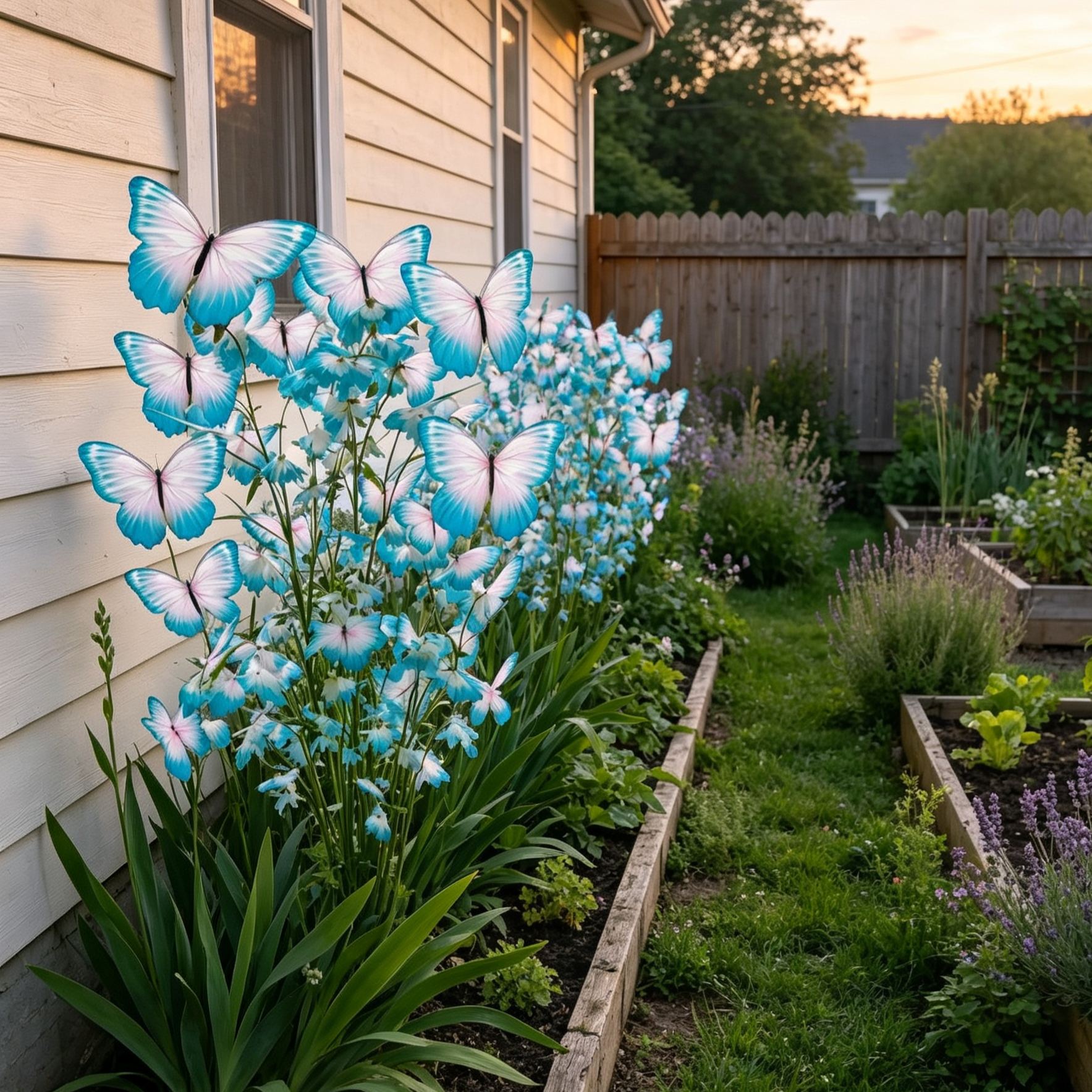 🦋🌸Premium Butterfly Sunflower Seeds – – Fast Growing Garden DIY