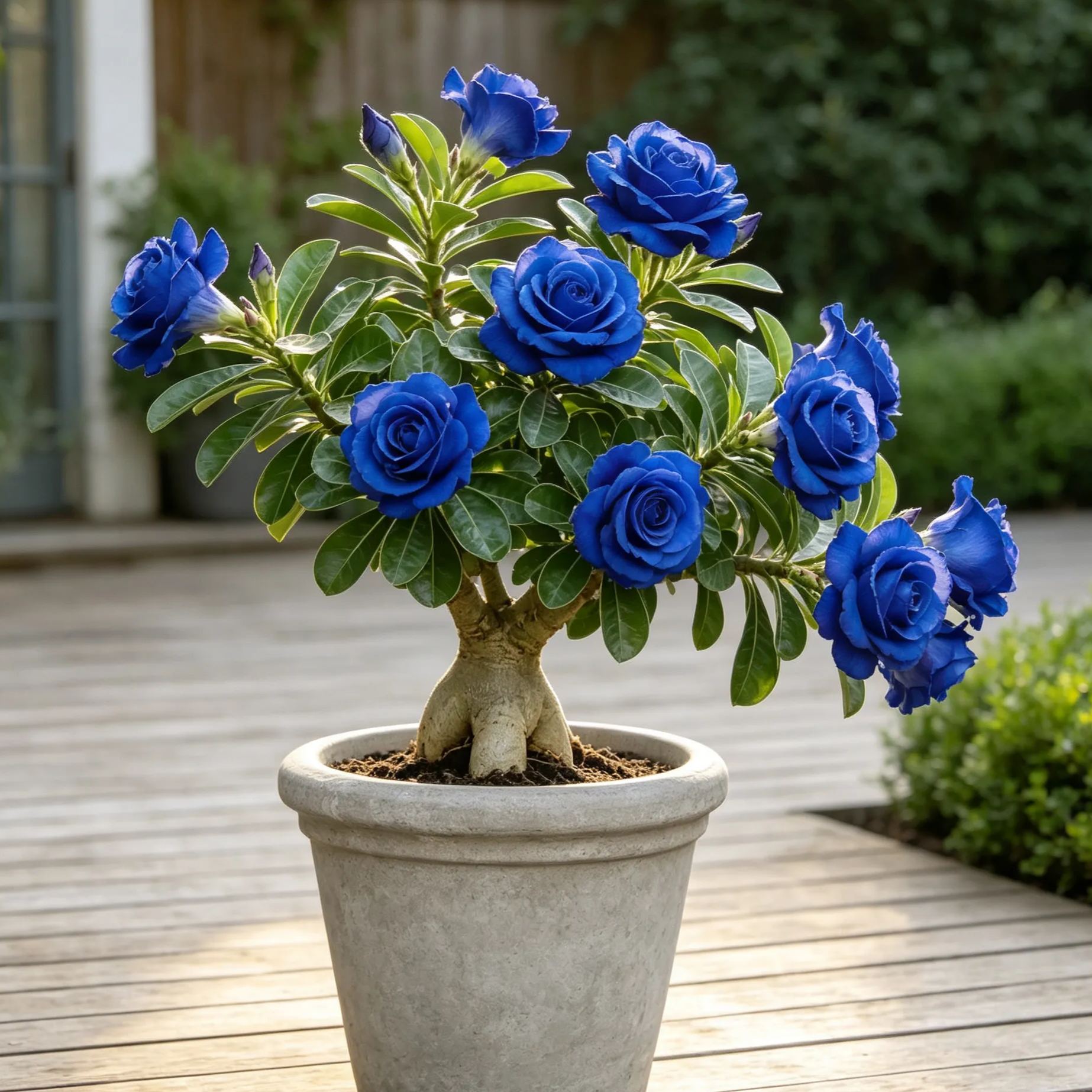 Rare Multicolor Double Desert Rose Bulbs--Easy to Grow for Home Gardens