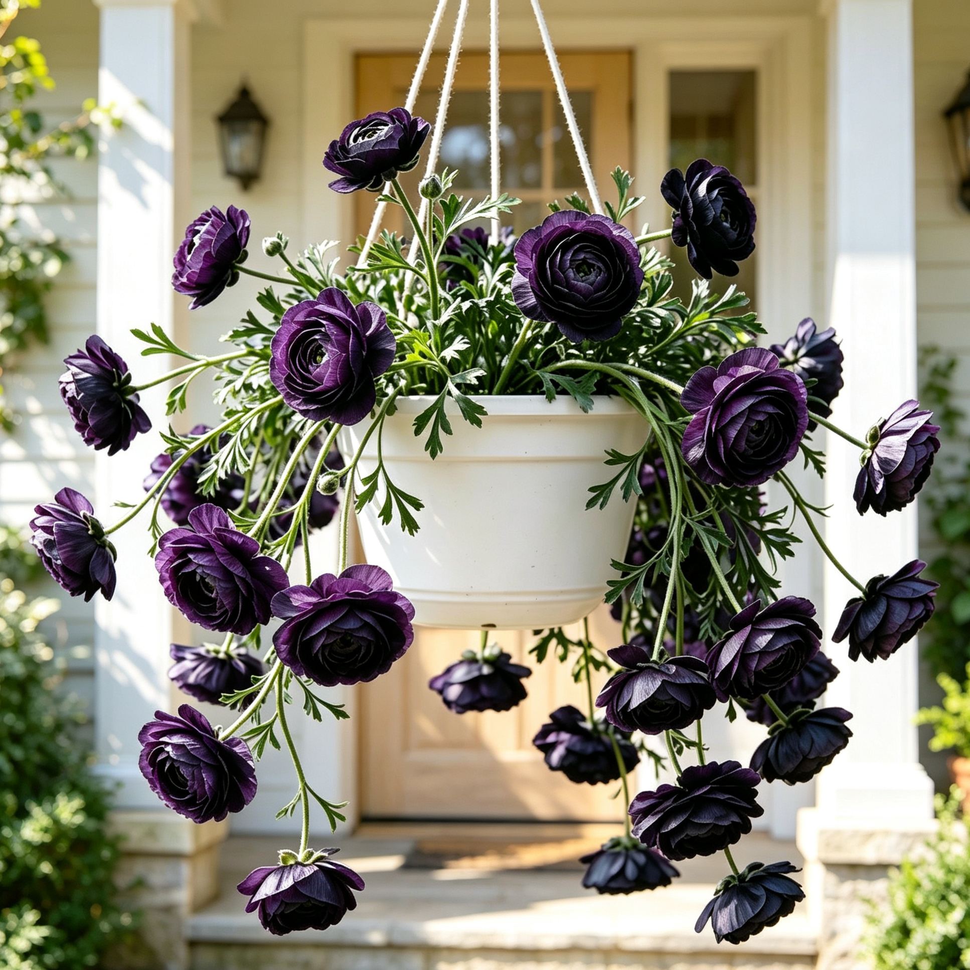 ✨Rare Multi‑Color Trailing Hanging Ranunculus Bulbs | Perennial Hanging Basket Flowers