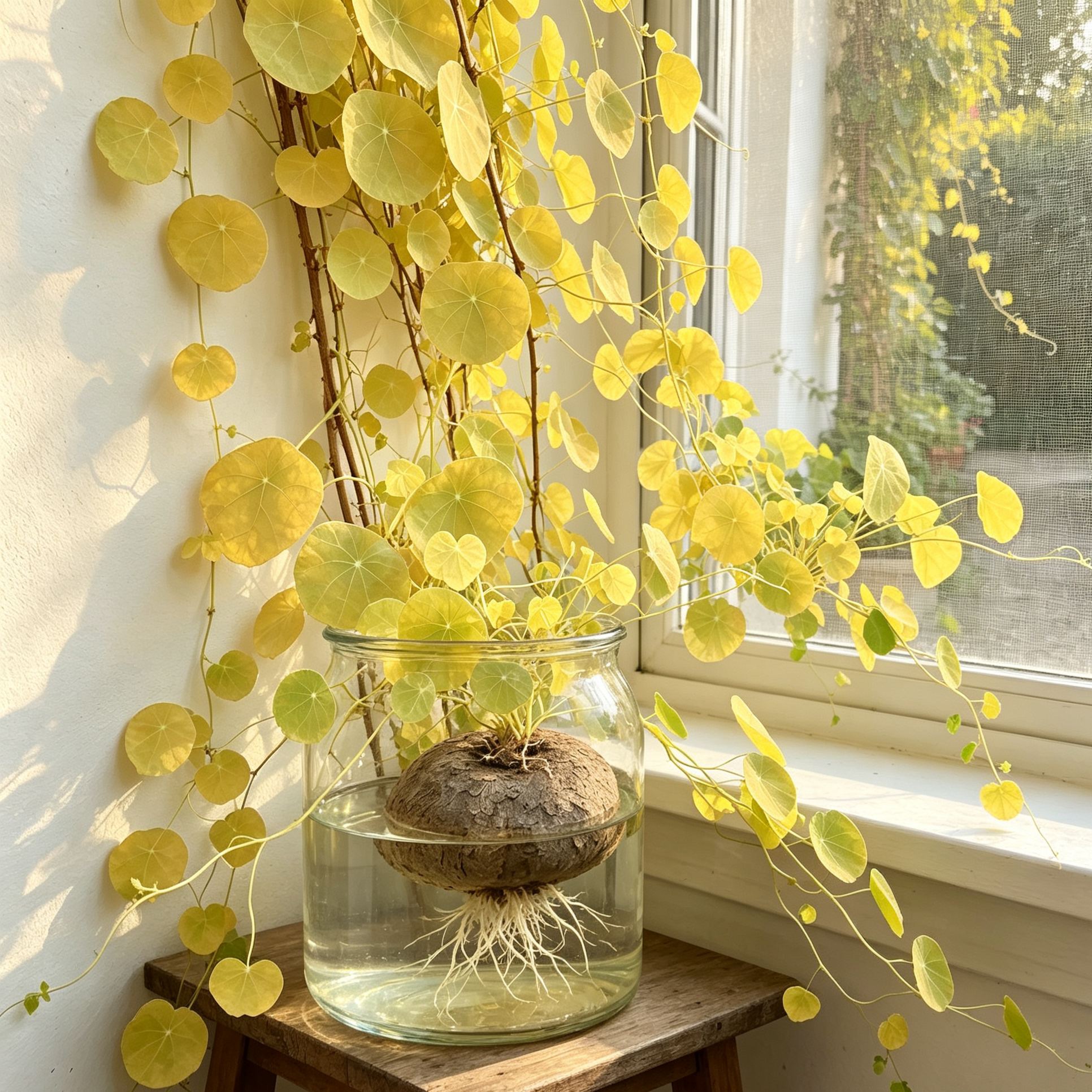 Coin leaf vine Caudex Tuber --Ornamental Landscape Indoor Bonsai🪴