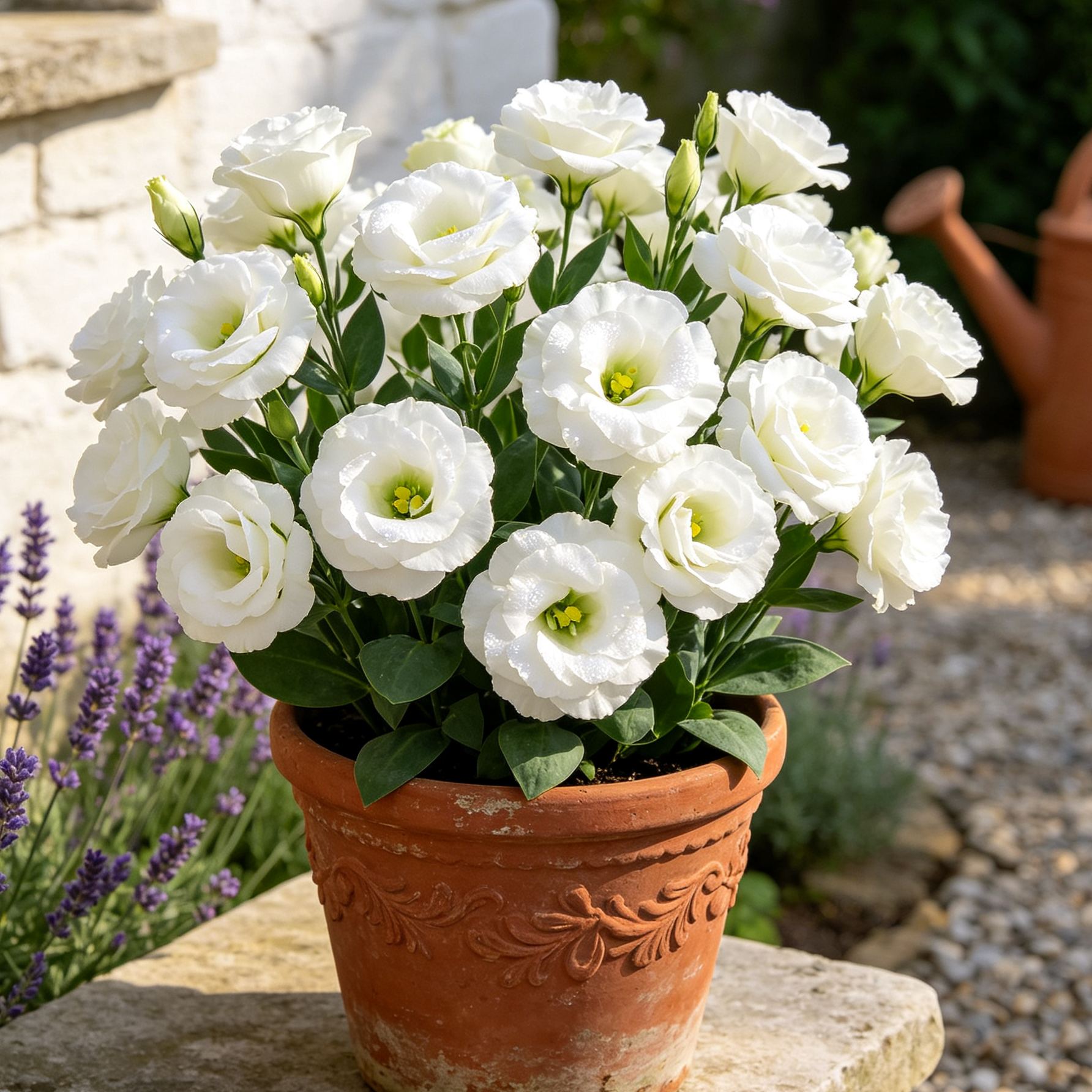 🌱7 Days Germination🔥Eustoma Thornless Rose💐Lisanthus Seeds