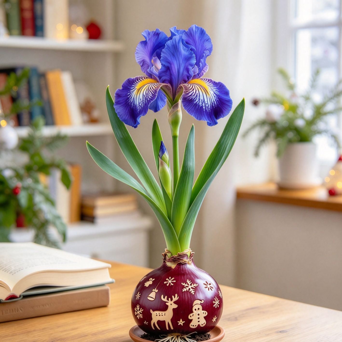 💙 Premium Waxed Rare Iris Bulbs – Soil-Free, Maintenance-Free, Blooms With Ease