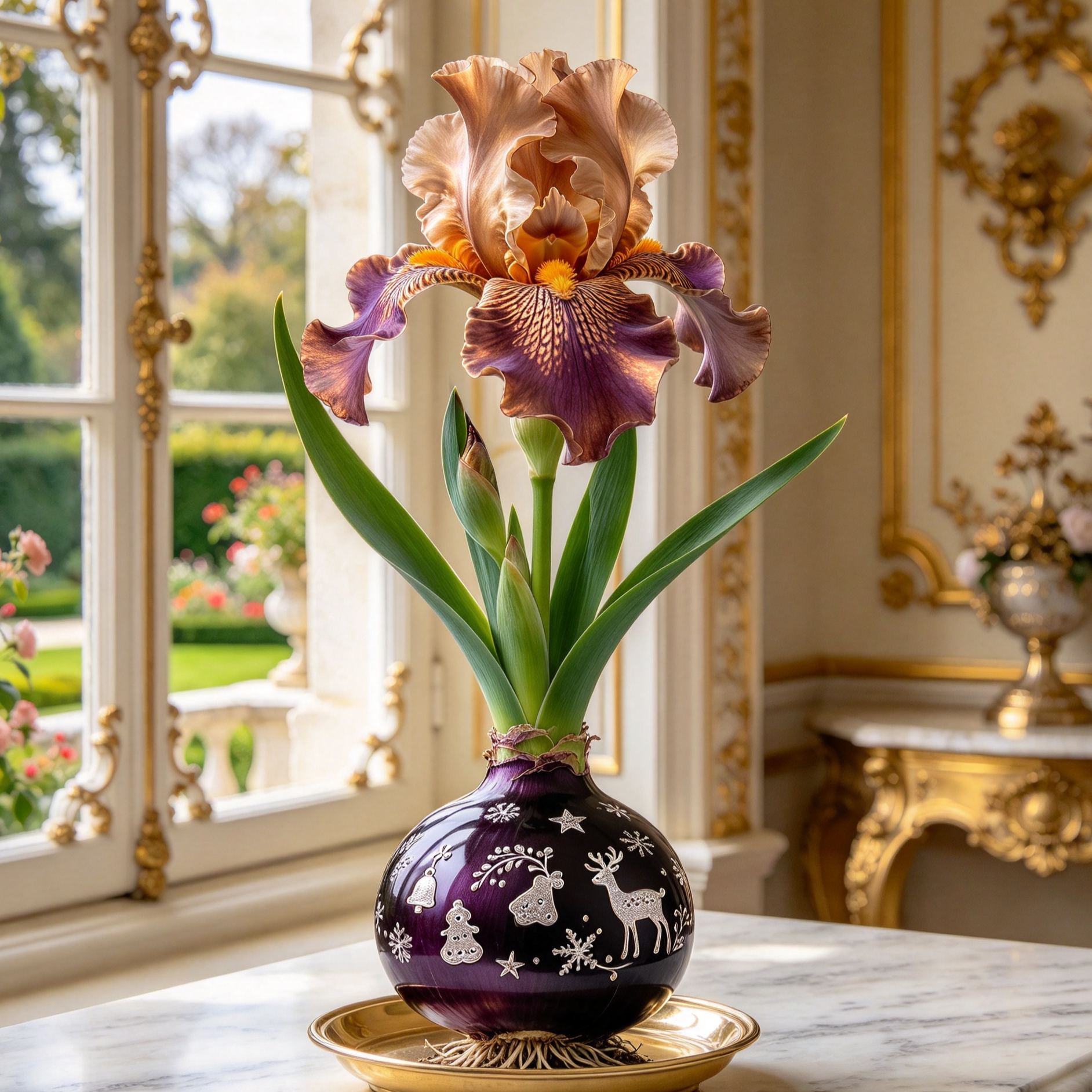 💙 Premium Waxed Rare Iris Bulbs – Soil-Free, Maintenance-Free, Blooms With Ease
