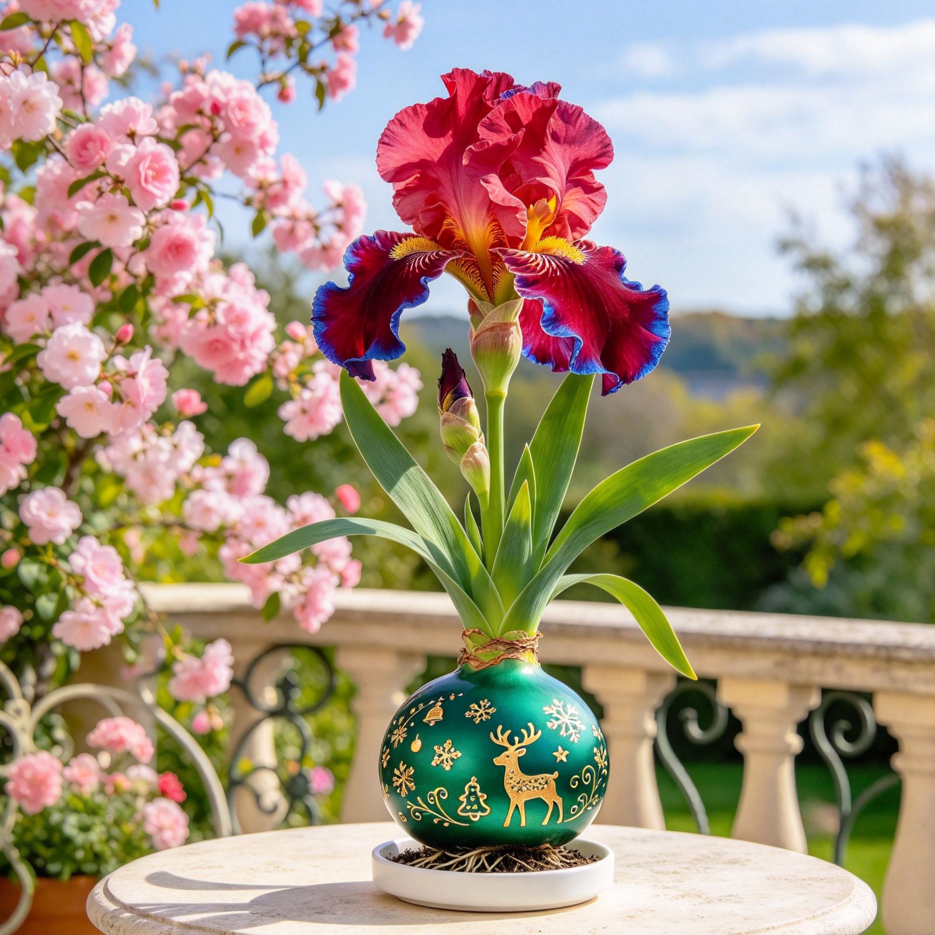 💙 Premium Waxed Rare Iris Bulbs – Soil-Free, Maintenance-Free, Blooms With Ease