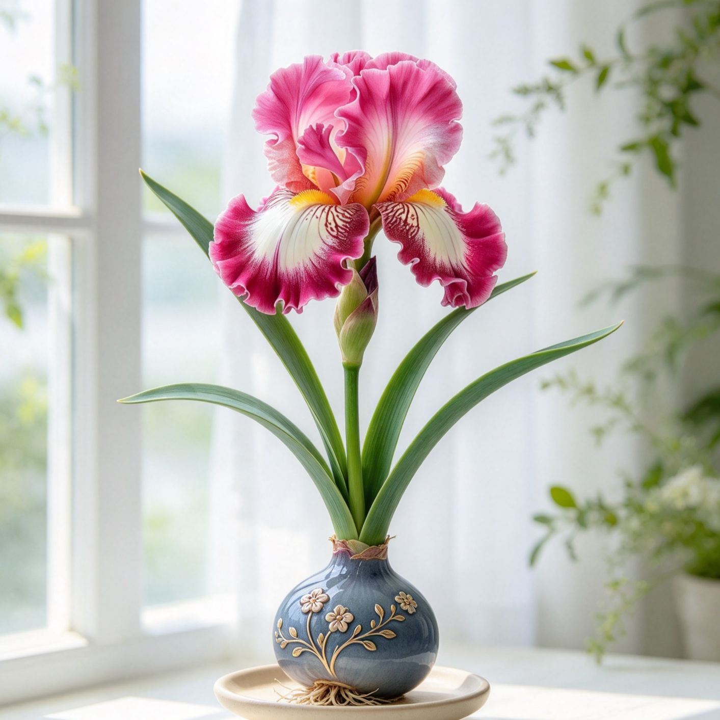 💙 Premium Waxed Rare Iris Bulbs – Soil-Free, Maintenance-Free, Blooms With Ease