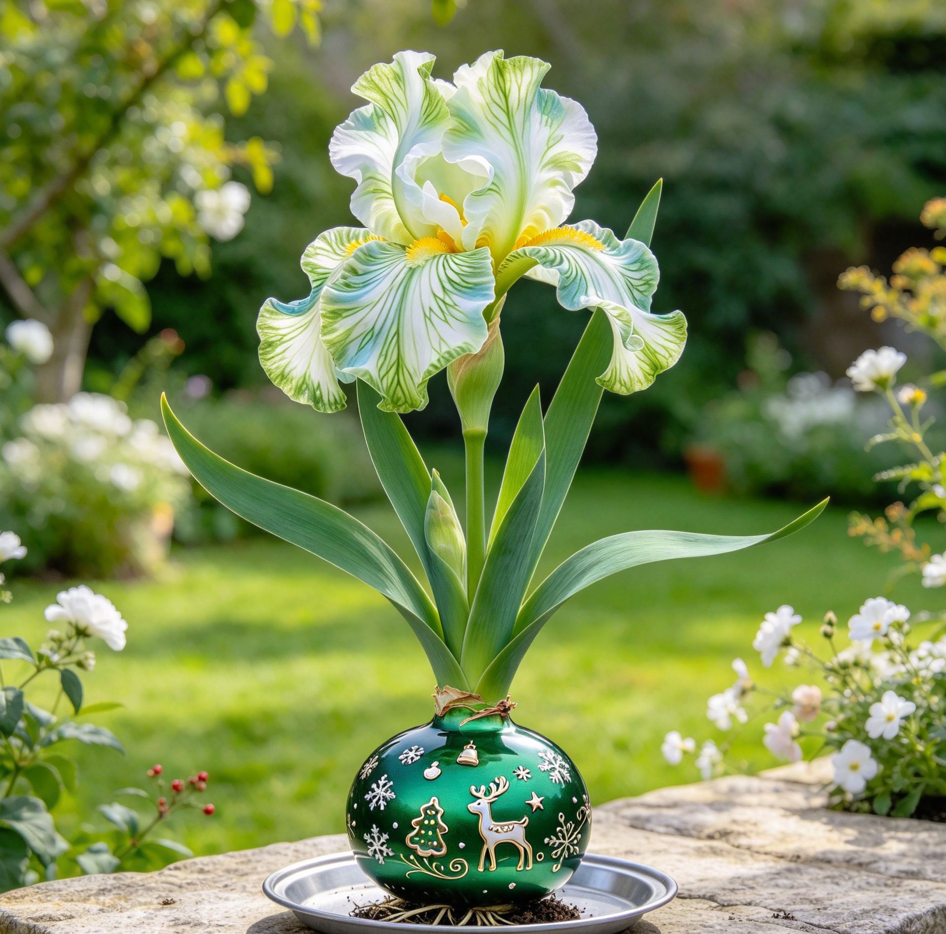 💙 Premium Waxed Rare Iris Bulbs – Soil-Free, Maintenance-Free, Blooms With Ease