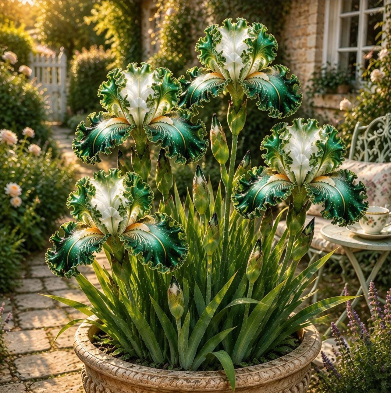 🌸 Premium Bearded Iris Collection for Home Gardens