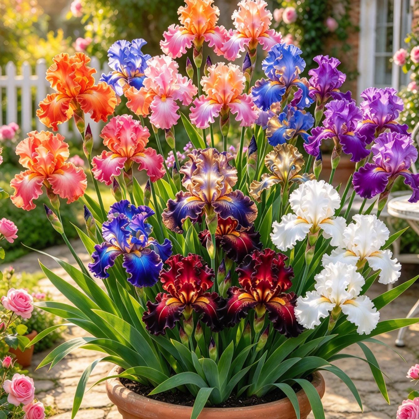 🌸 Premium Bearded Iris Collection for Home Gardens