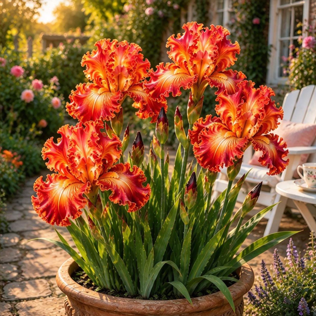 🌸 Premium Bearded Iris Collection for Home Gardens