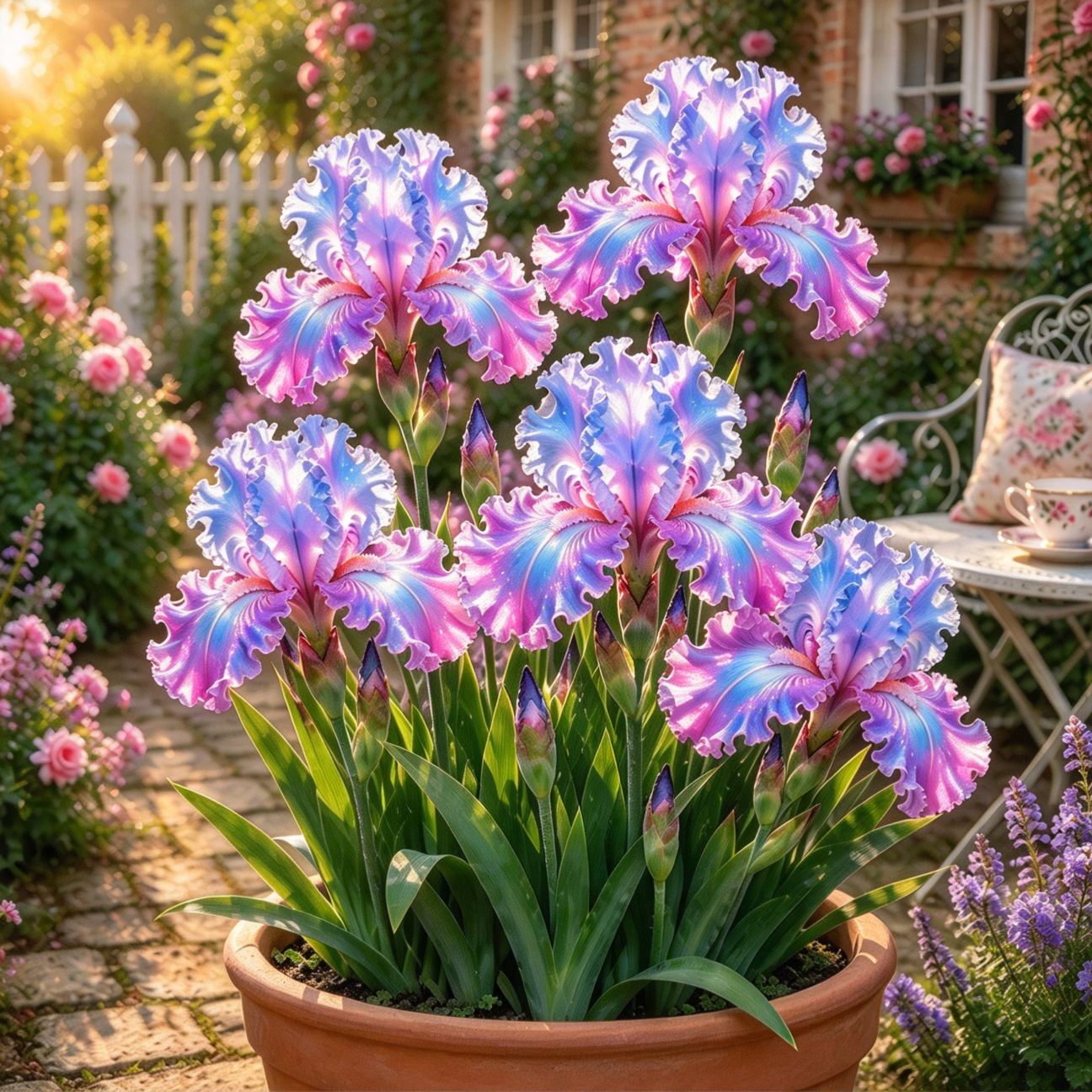 🌸 Premium Bearded Iris Collection for Home Gardens