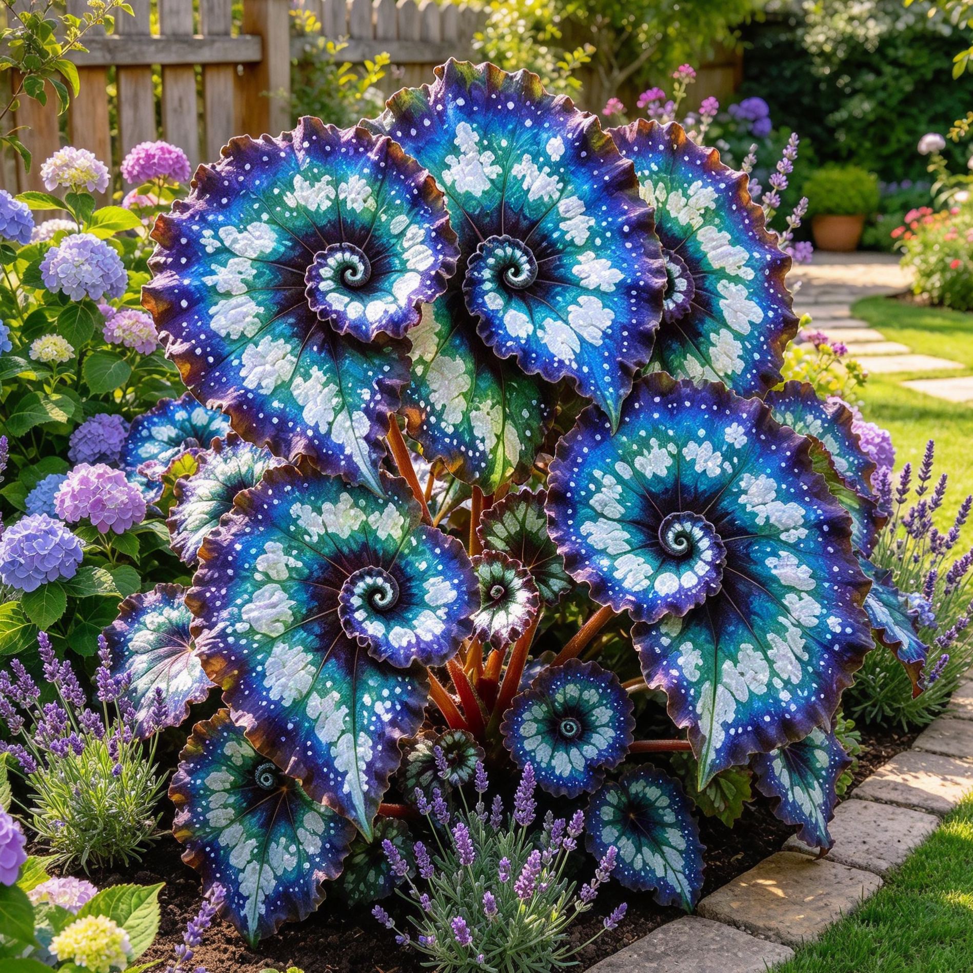 Rare Glowing Spiral Hosta Bulbs