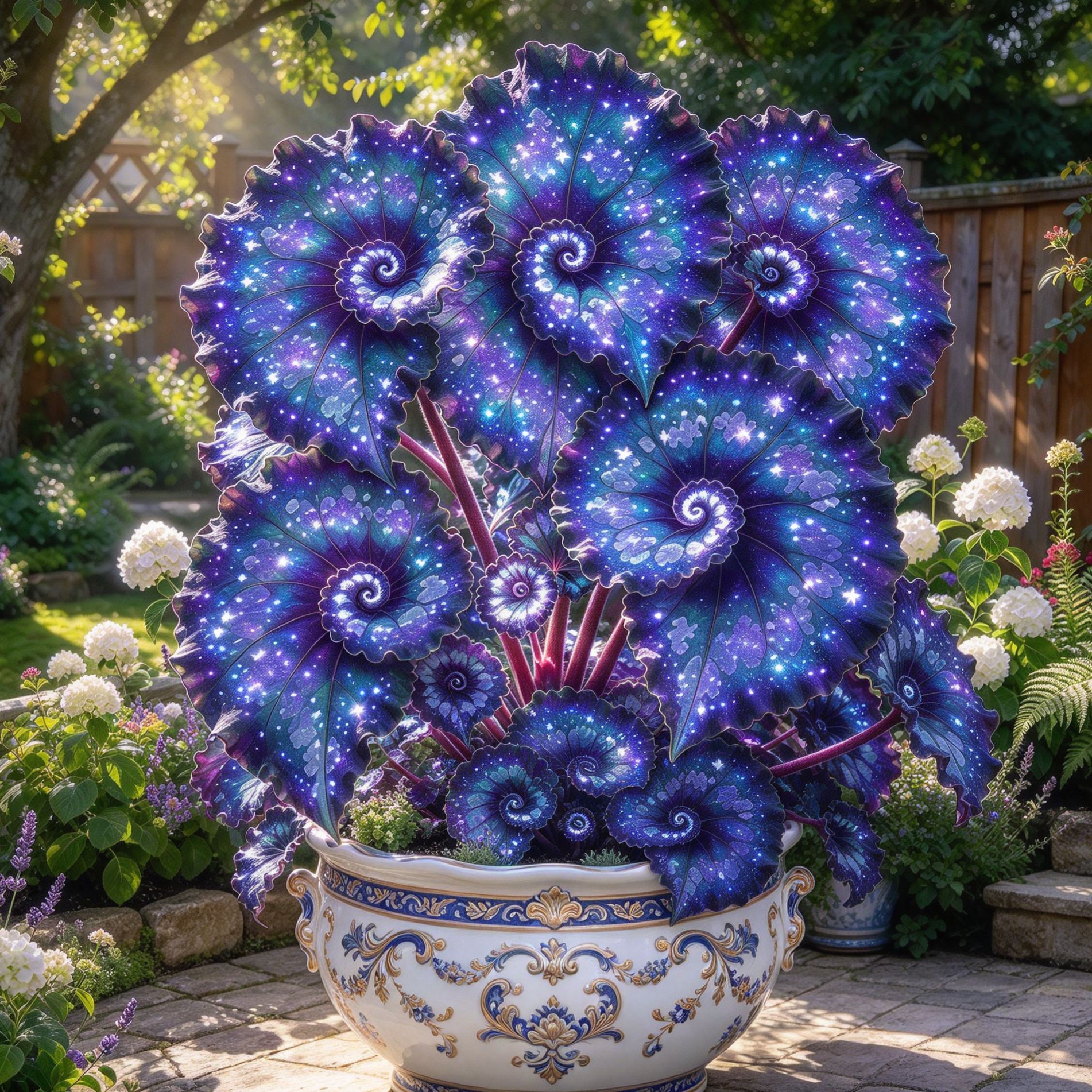 Rare Glowing Spiral Hosta Bulbs