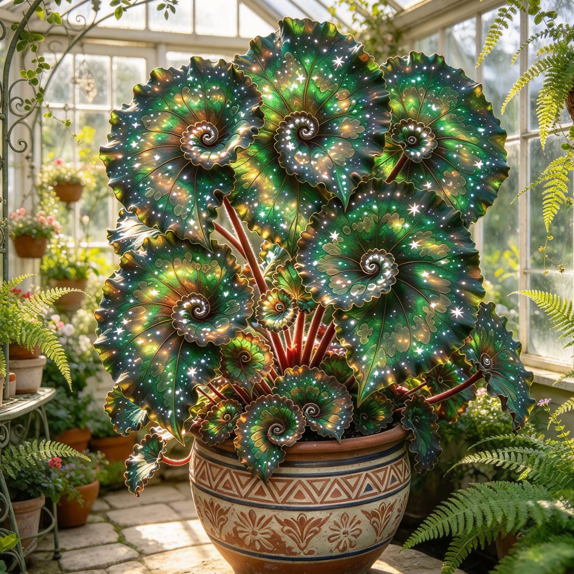Rare Glowing Spiral Hosta Bulbs