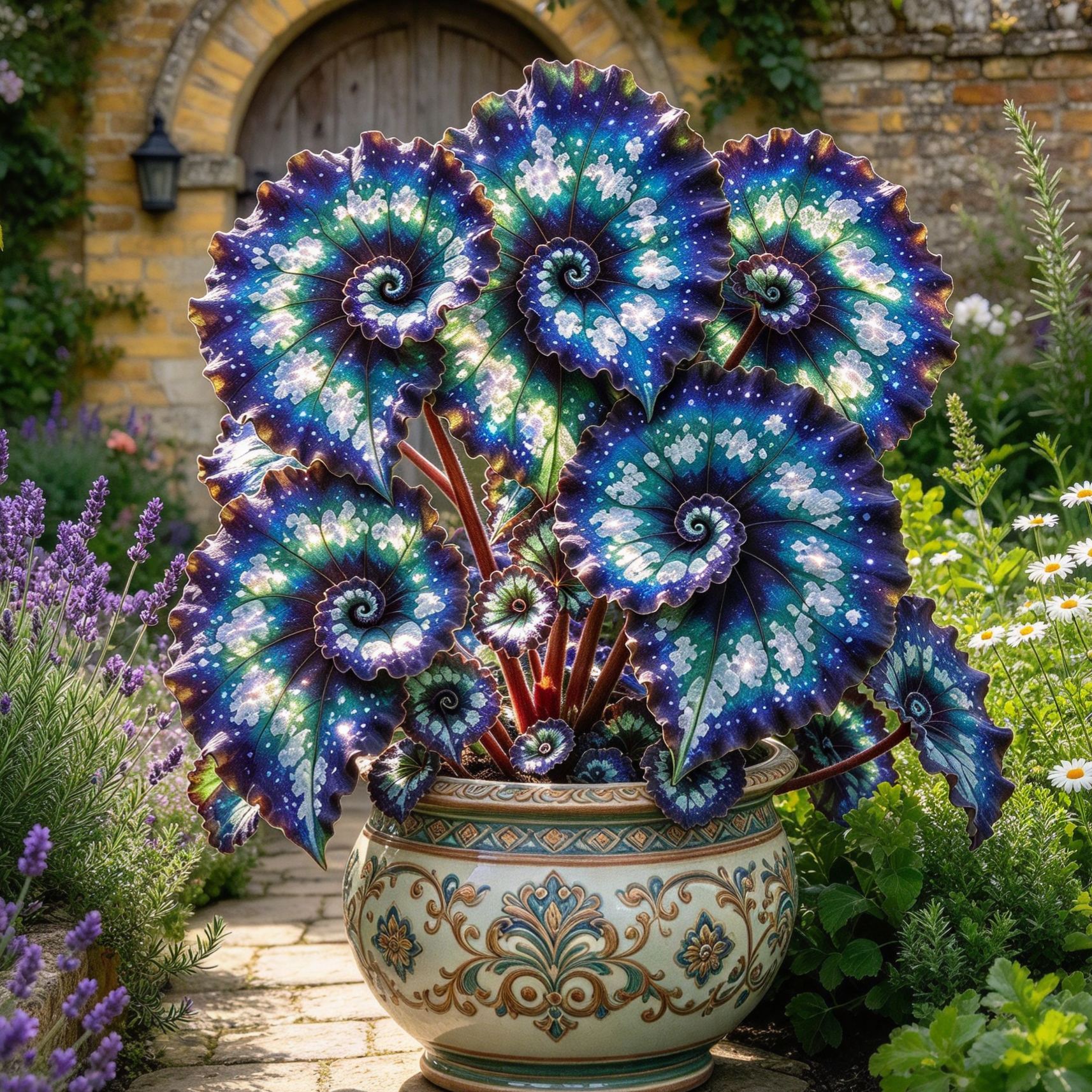 Rare Glowing Spiral Hosta Bulbs
