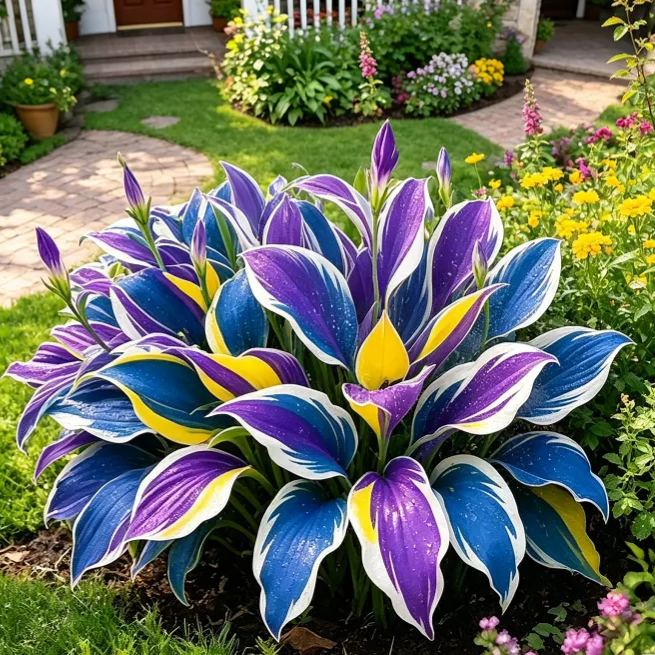Last Day 58% Off  💜Midnight Purple Heart Hosta Seeds – The King of Shade in the Garden! 🌿