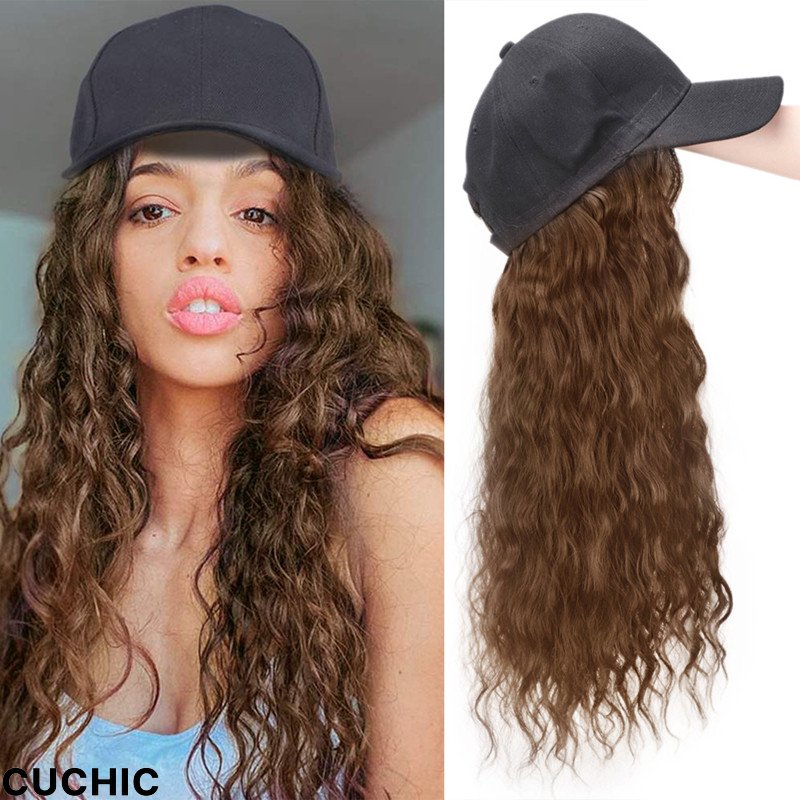 Light Brown Fashion Casual Solid Split Joint Wigs-CuChic