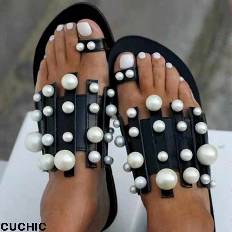 Black Fashion Casual Split Joint Beading Round Shoes-CuChic
