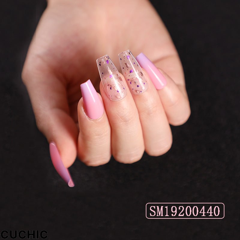 Women's Art Removable Fake Nail Elegant European and American Style Long Ballet Armor Wearable Nail