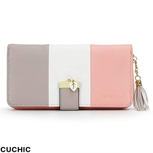 RFID Wallets for Women with Multiple Card Slots and Cellphone Compartment