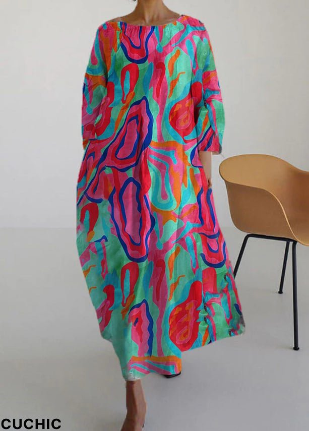 Women's Casual Floral Print Dress