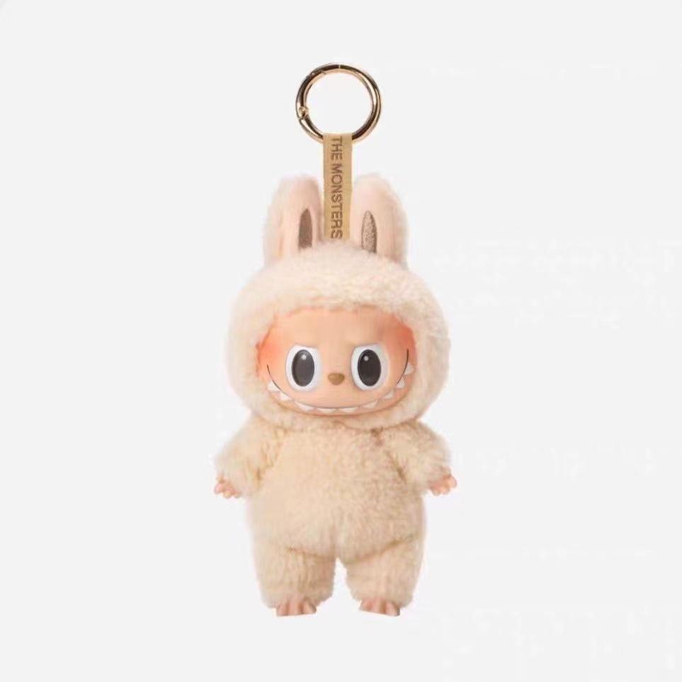Labubu Generation Doll Keychain Macaron Blind Box Plush Toy Monster