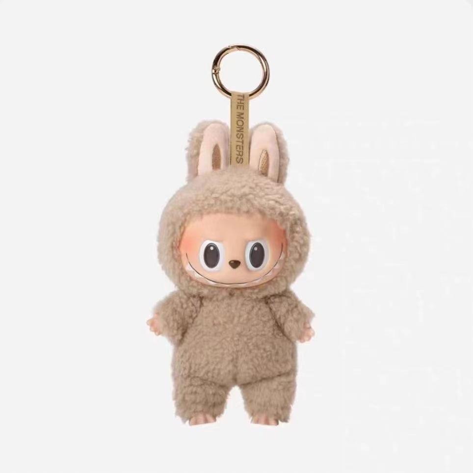 Labubu Generation Doll Keychain Macaron Blind Box Plush Toy Monster