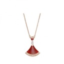 Carnelian long dress necklace