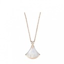 White Mother of Pearl Short Skirt Necklace