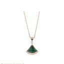 Peacock Green Long Dress Necklace