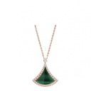 Peacock Green New Style Skirt Necklace