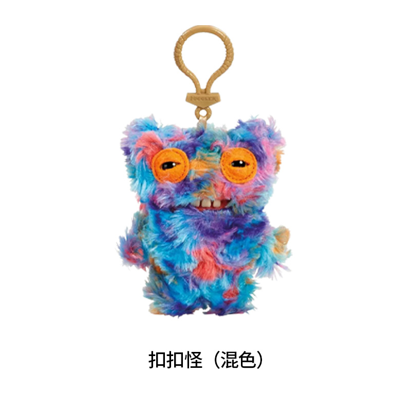 fuggler big teeth cute monster pendant funk tooth treasure ugly cute monster doll plush keychain